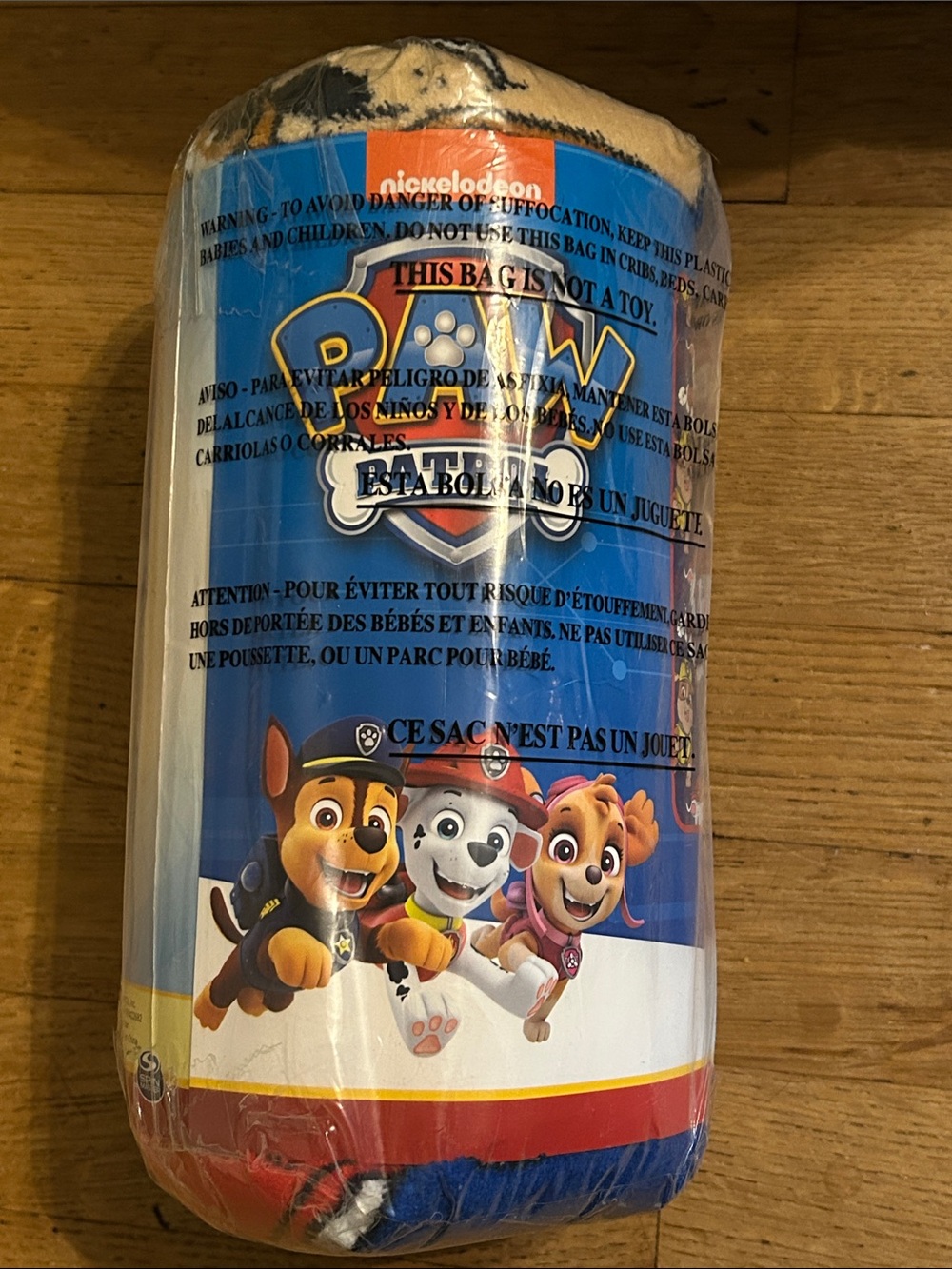 Nickelodeon Paw Patrol Plush Throw blanket 46 x 60 NWT